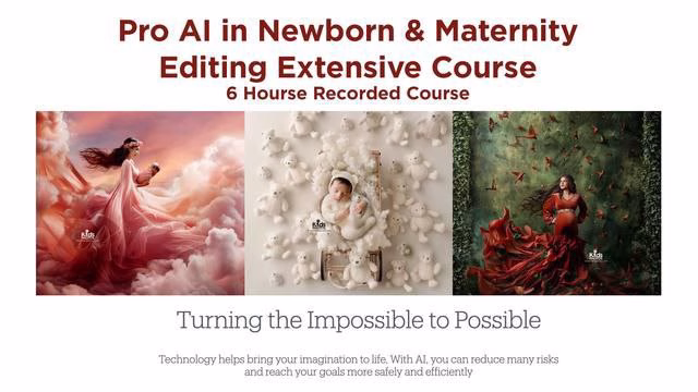 Pro AI in Newborn & Maternity Editing Extensive Course